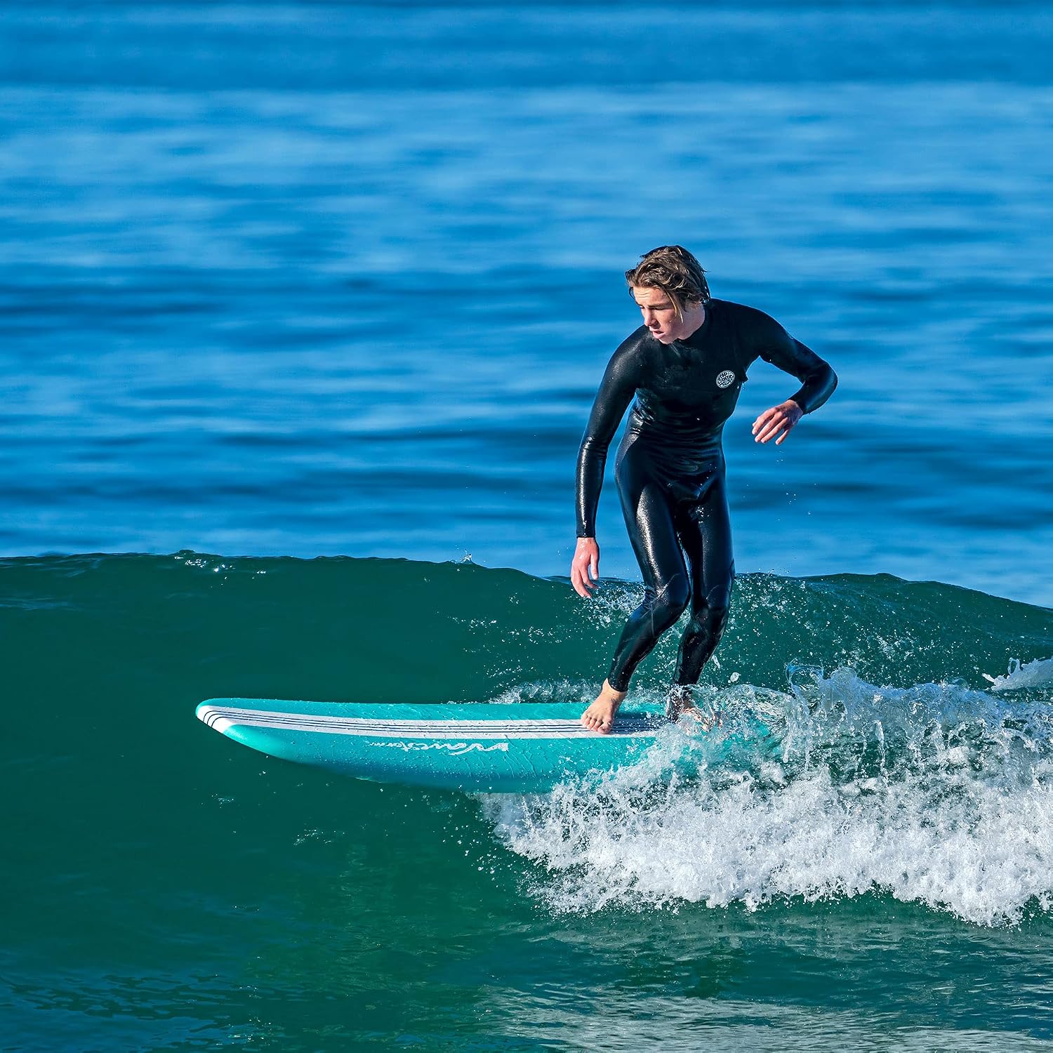 WAVESTORM 8ft Premium Classic Longboard Surfboard - Image 9