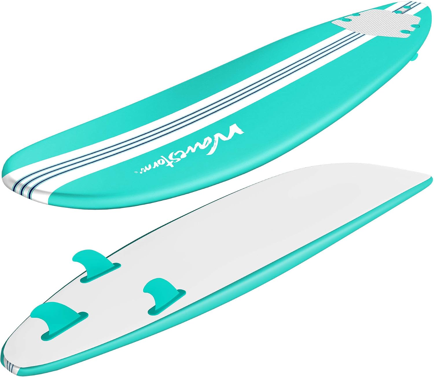 WAVESTORM 8ft Premium Classic Longboard Surfboard - Image 10